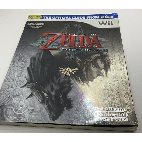 Nintendo Power Strategy Guide The Legend of Zelda Twilight Wii WITH POSTER